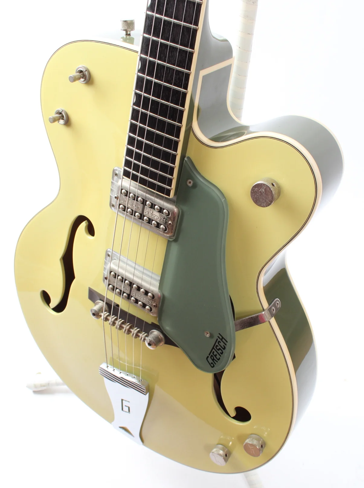 2001 Gretsch Double Anniversary 6118 two tone smoke green - Image 3