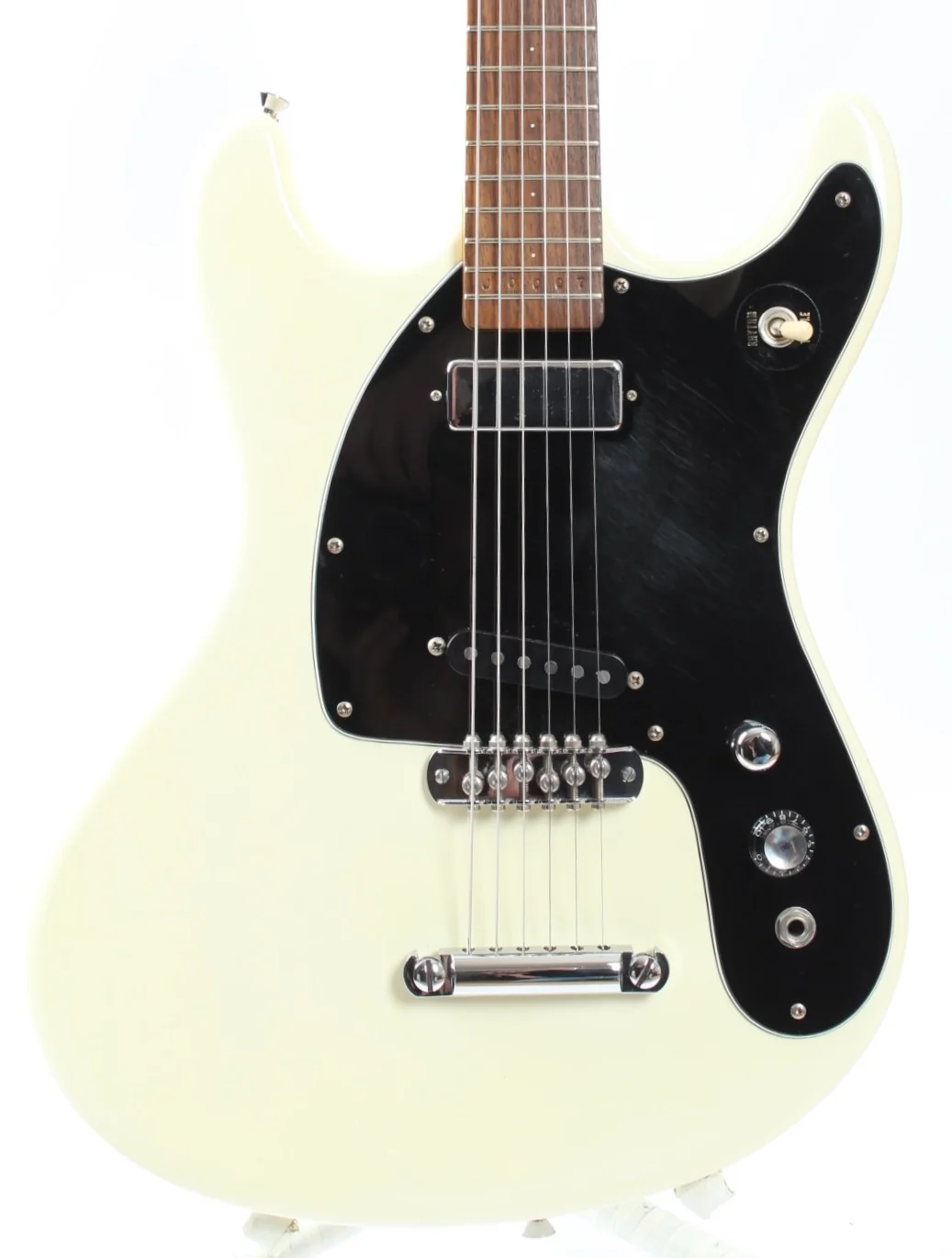 2001 Mosrite The Ventures Mark II Johnny Ramone Signature white - Image 2