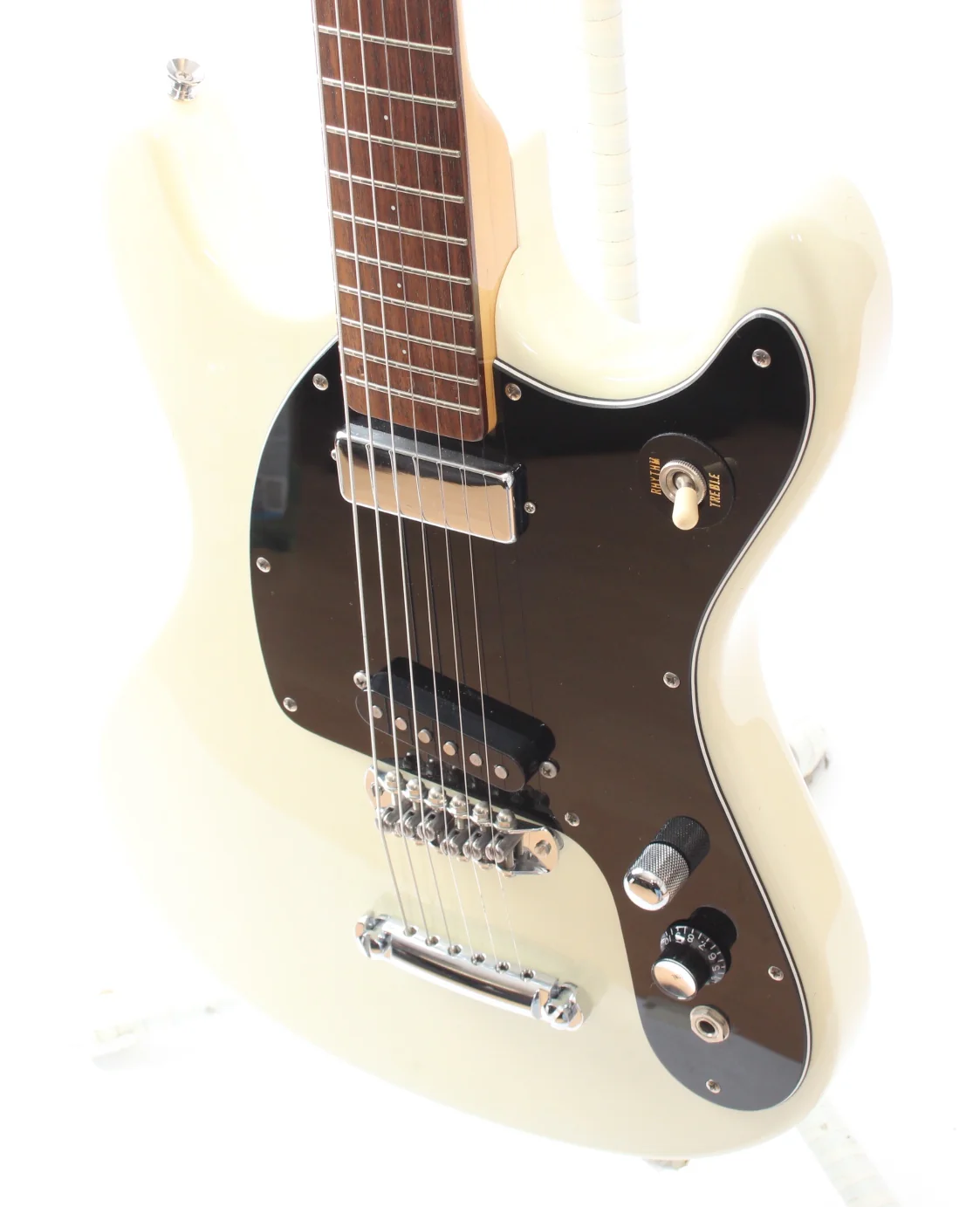 2001 Mosrite The Ventures Mark II Johnny Ramone Signature white - Image 4