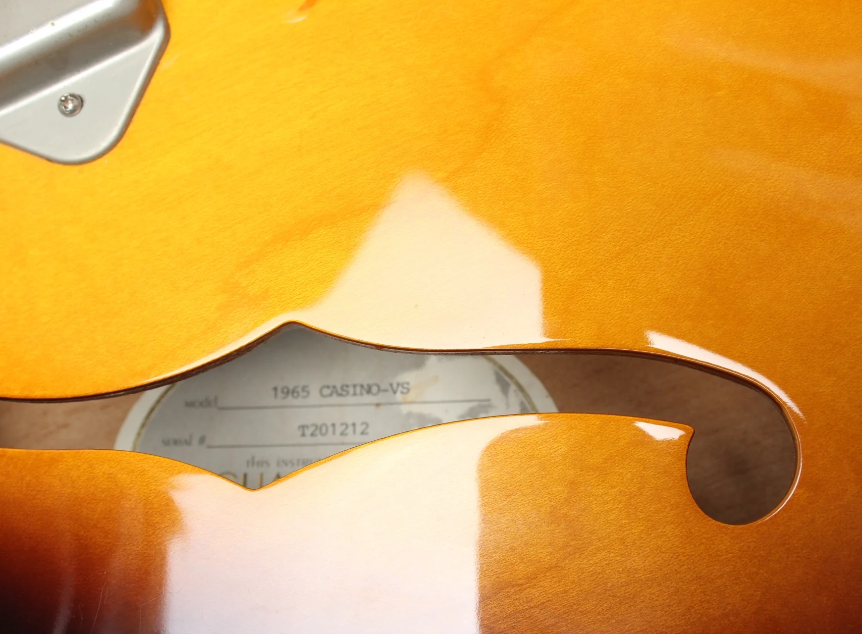 2002 Epiphone Casino Elite vintage sunburst - Image 11