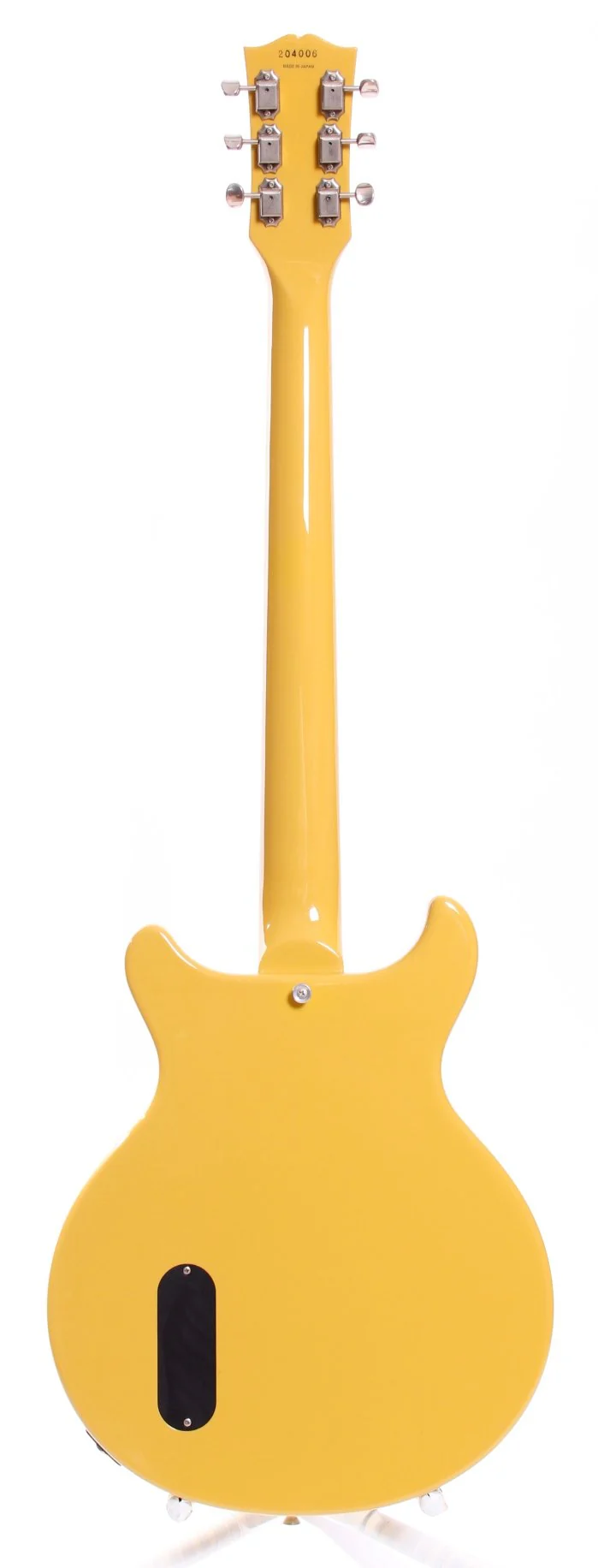 2002 Epiphone Japan Les Paul Junior Double Cutaway tv yellow - Image 2