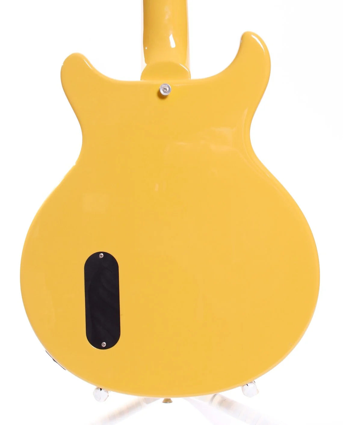 2002 Epiphone Japan Les Paul Junior Double Cutaway tv yellow - Image 3