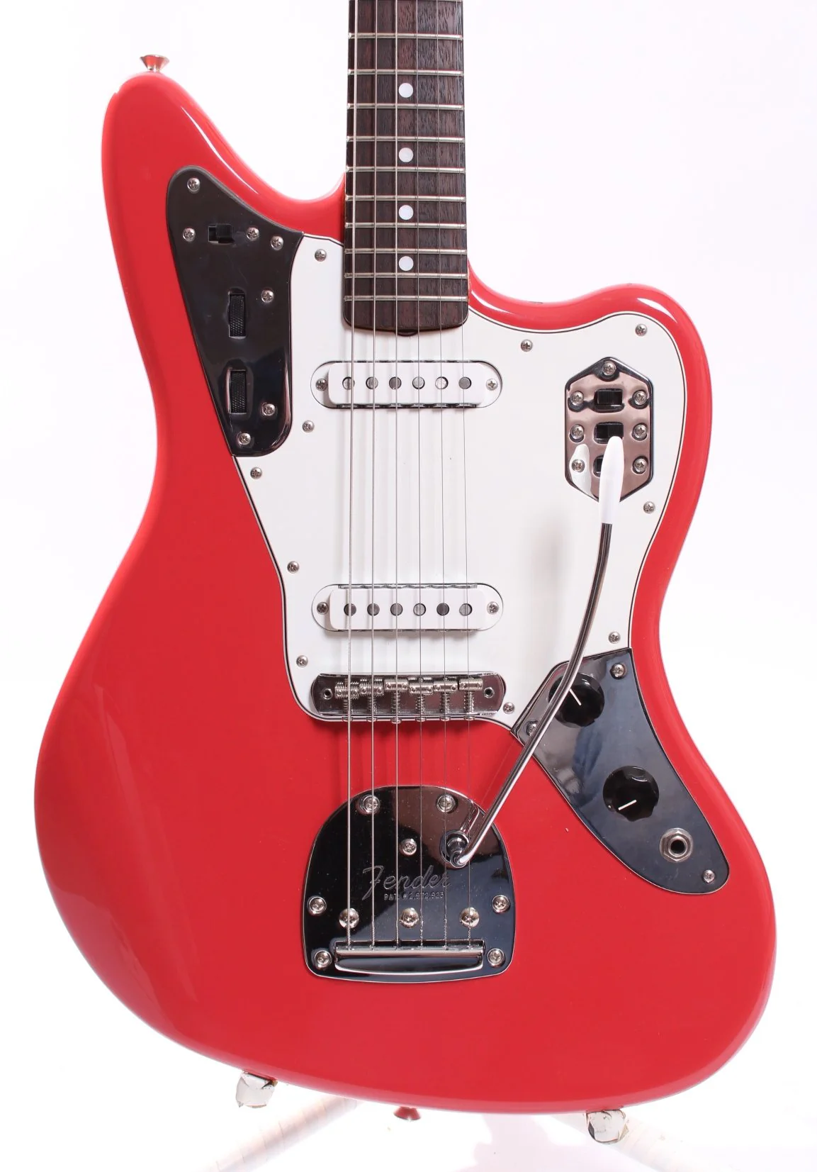 2002 Fender Jaguar 66 Reissue fiesta red - Image 2