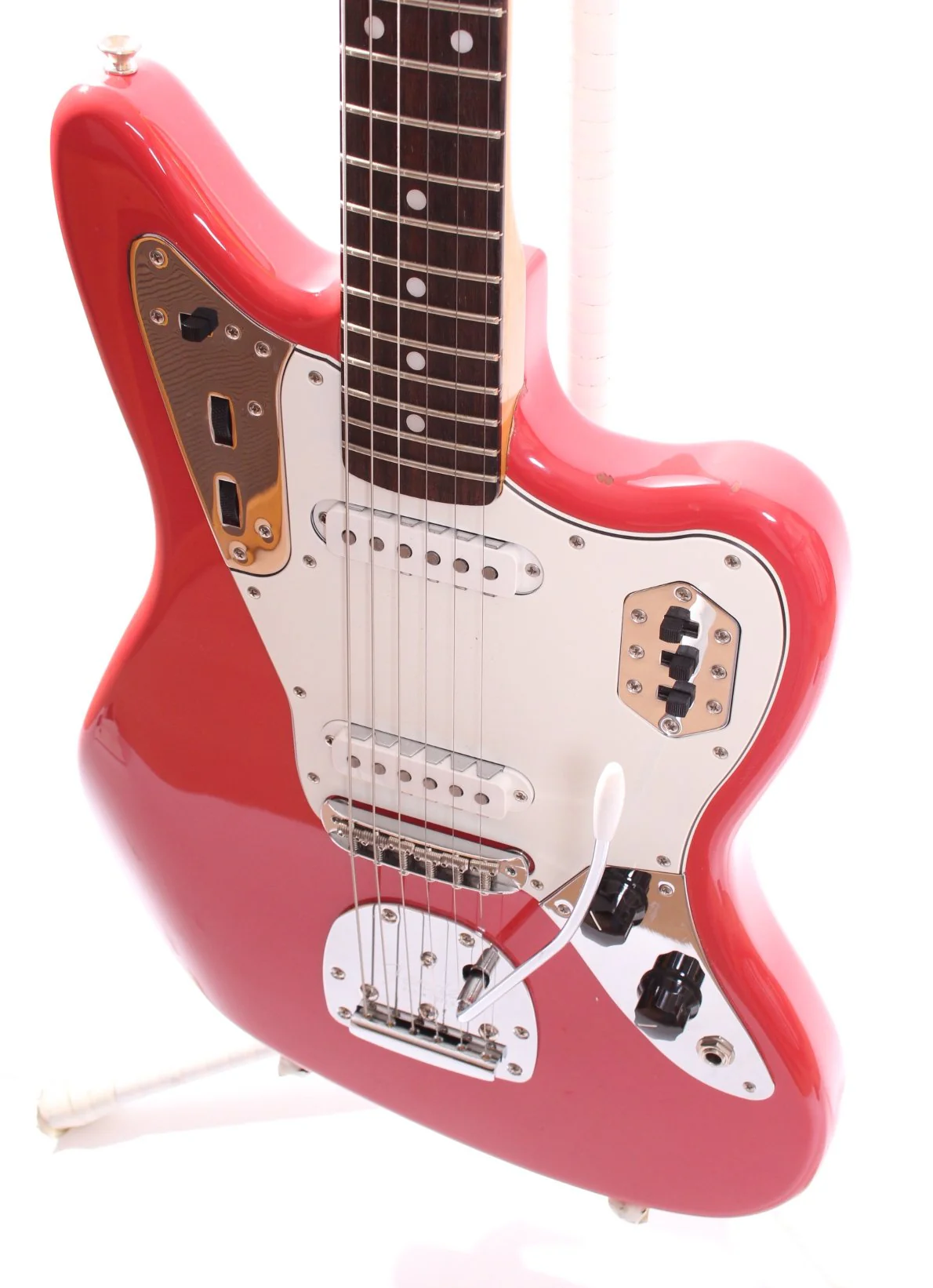 2002 Fender Jaguar 66 Reissue fiesta red - Image 3