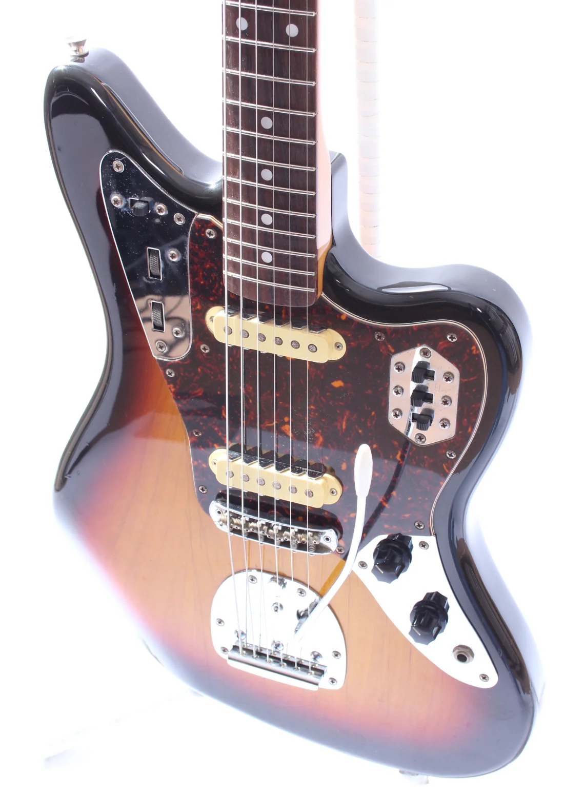 2002 Fender Jaguar 66 Reissue sunburst - Image 3