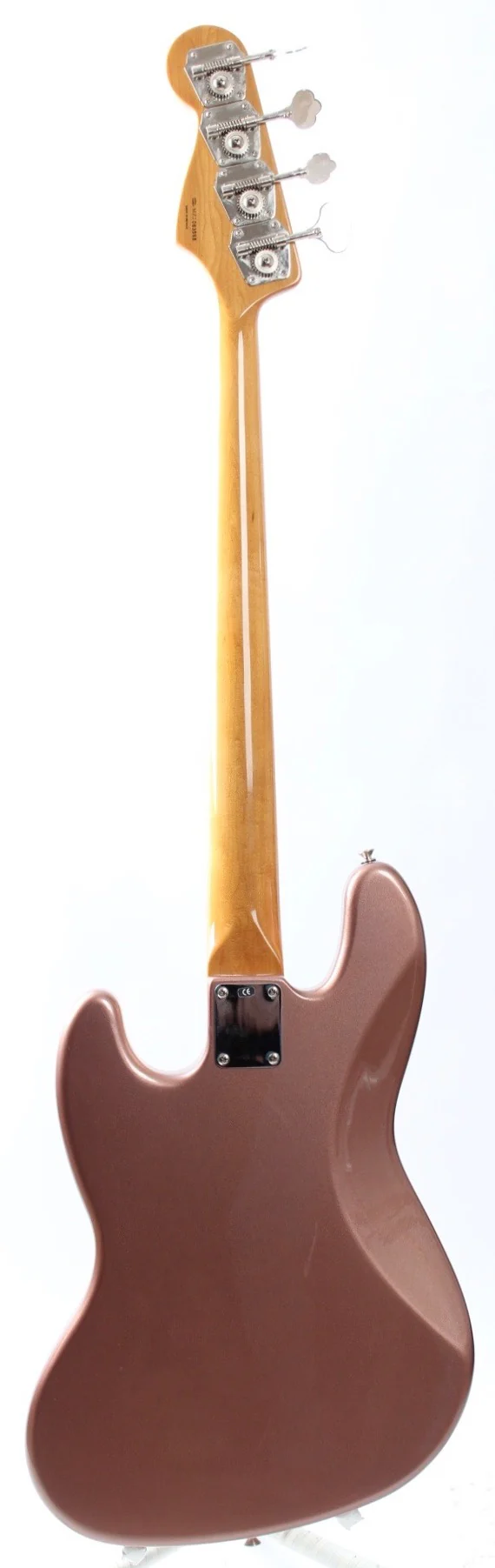 2002 Fender Jazz Bass Classic 60s FSR burgundy mist metallic - Image 6