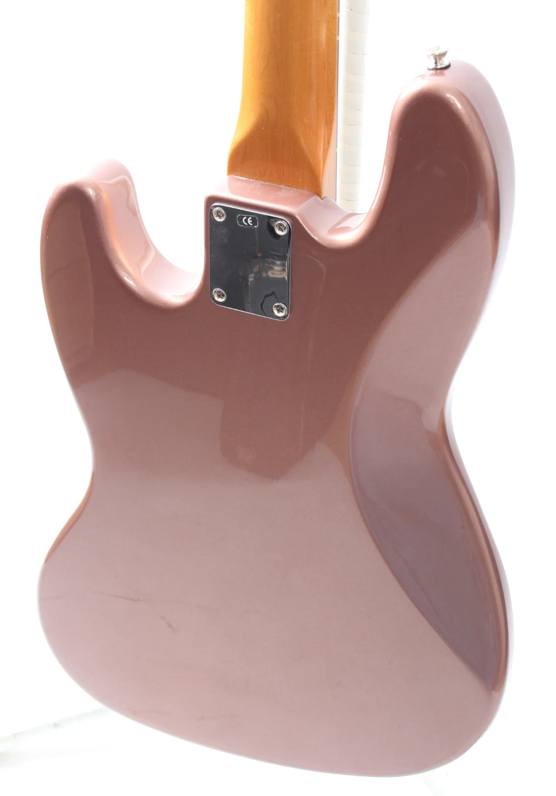 2002 Fender Jazz Bass Classic 60s FSR burgundy mist metallic - Image 8