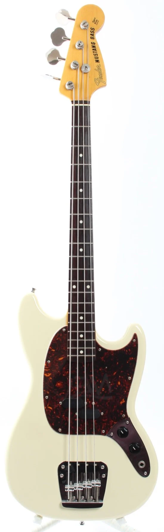 2002 Fender Mustang Bass vintage white