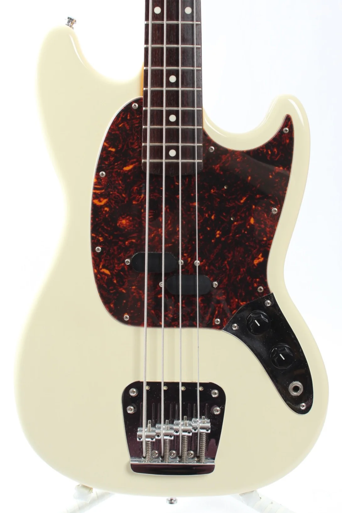 2002 Fender Mustang Bass vintage white - Image 2