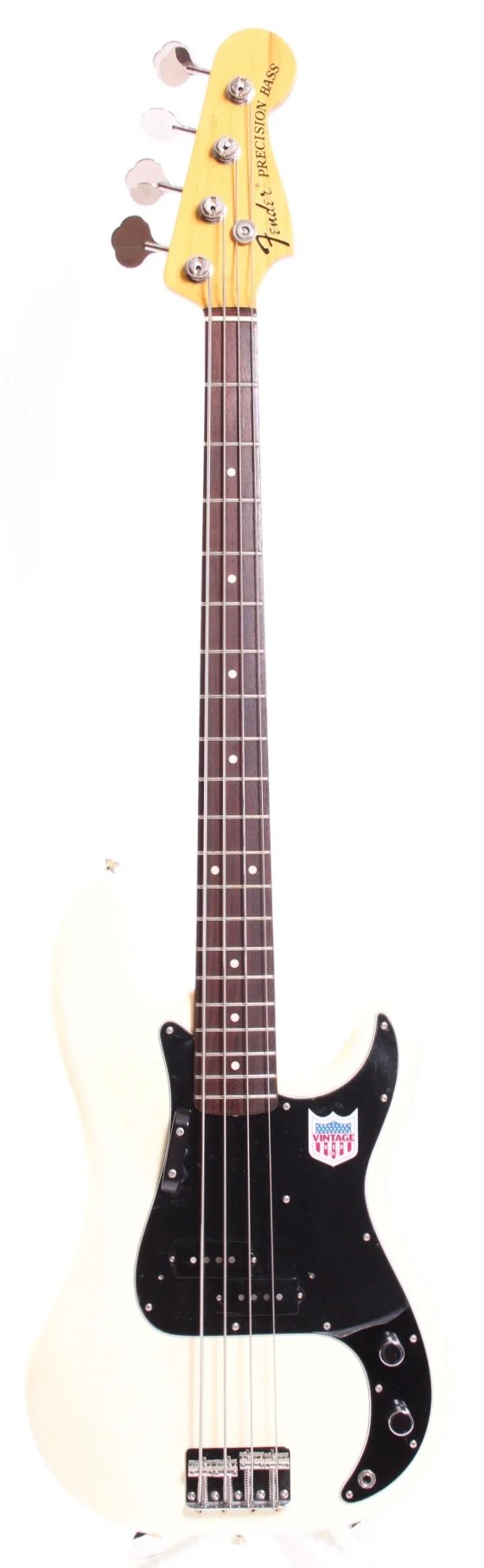 2002 Fender Precision Bass 70 Reissue vintage white