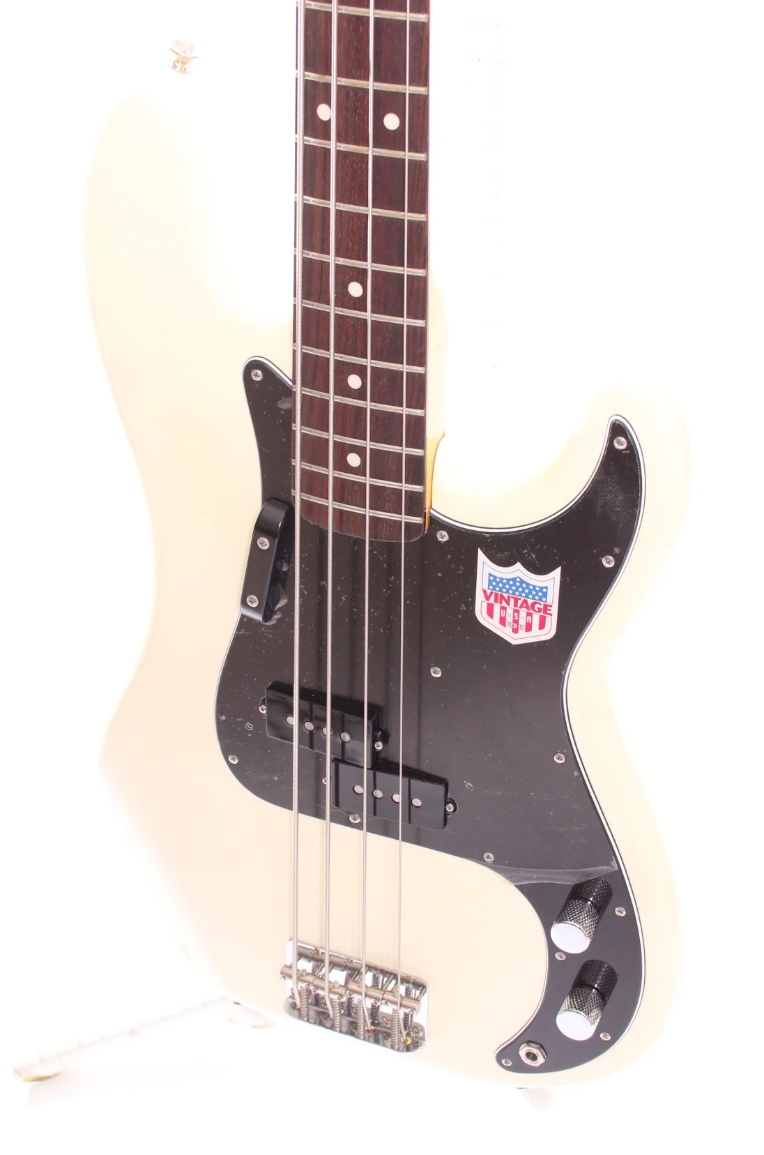 2002 Fender Precision Bass 70 Reissue vintage white - Image 3