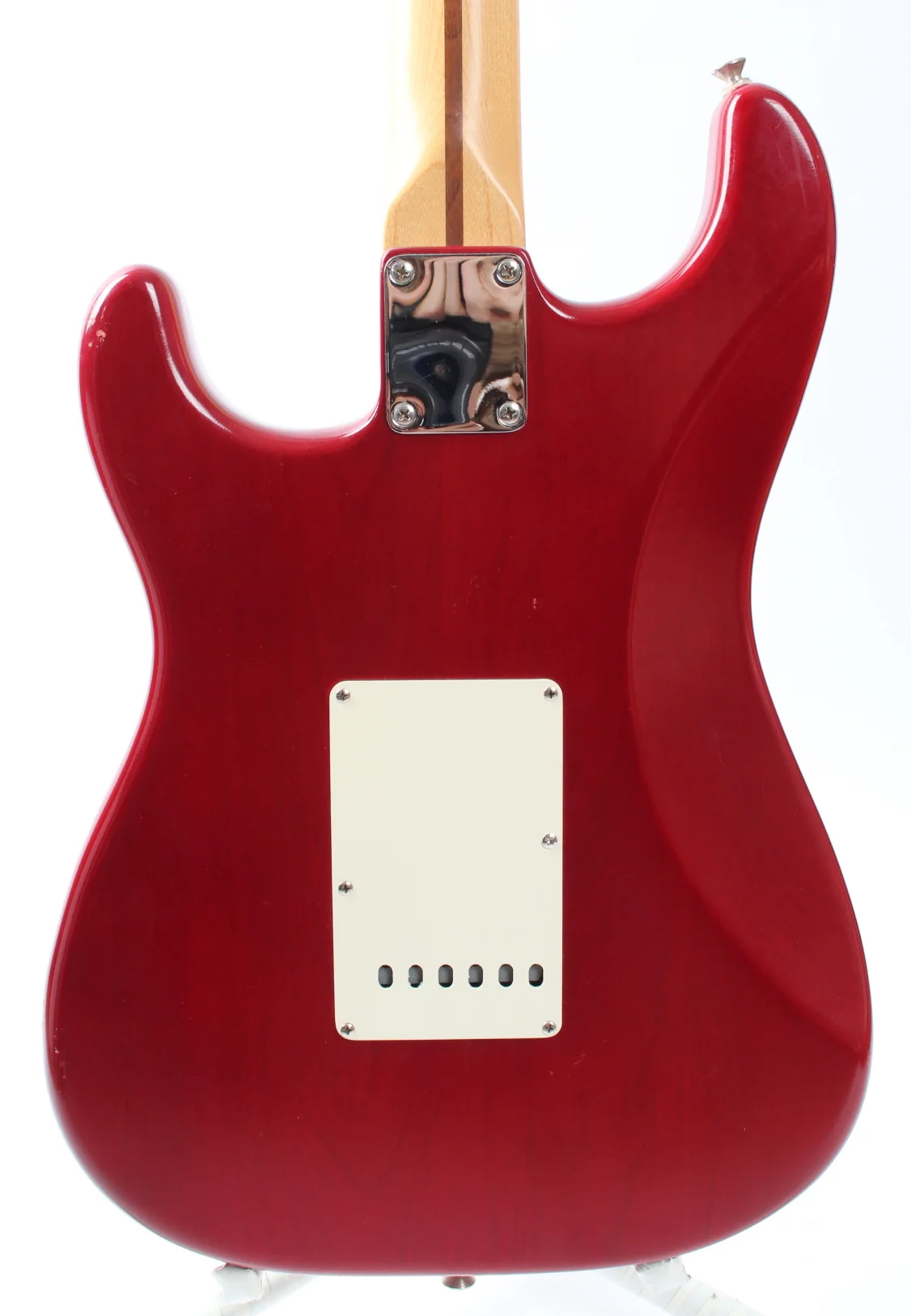 2002 Fender Stratocaster Highway One crimson red transparent - Image 7