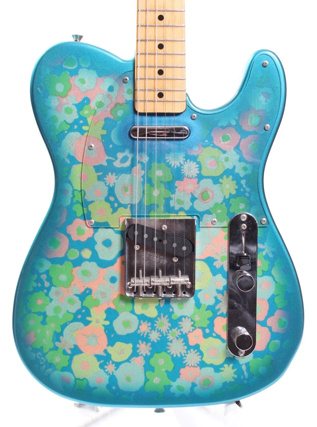 2002 Fender Telecaster 69 Reissue blue flower - Image 2