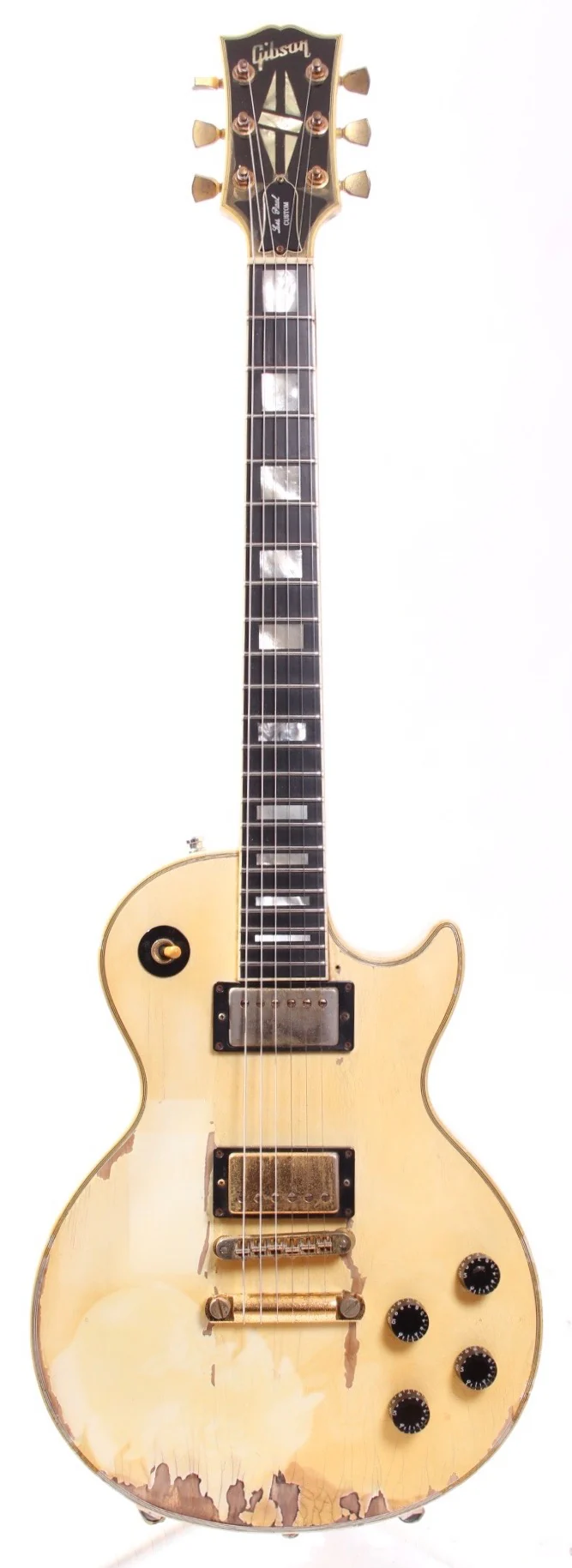 2002 Gibson Les Paul Custom alpine white