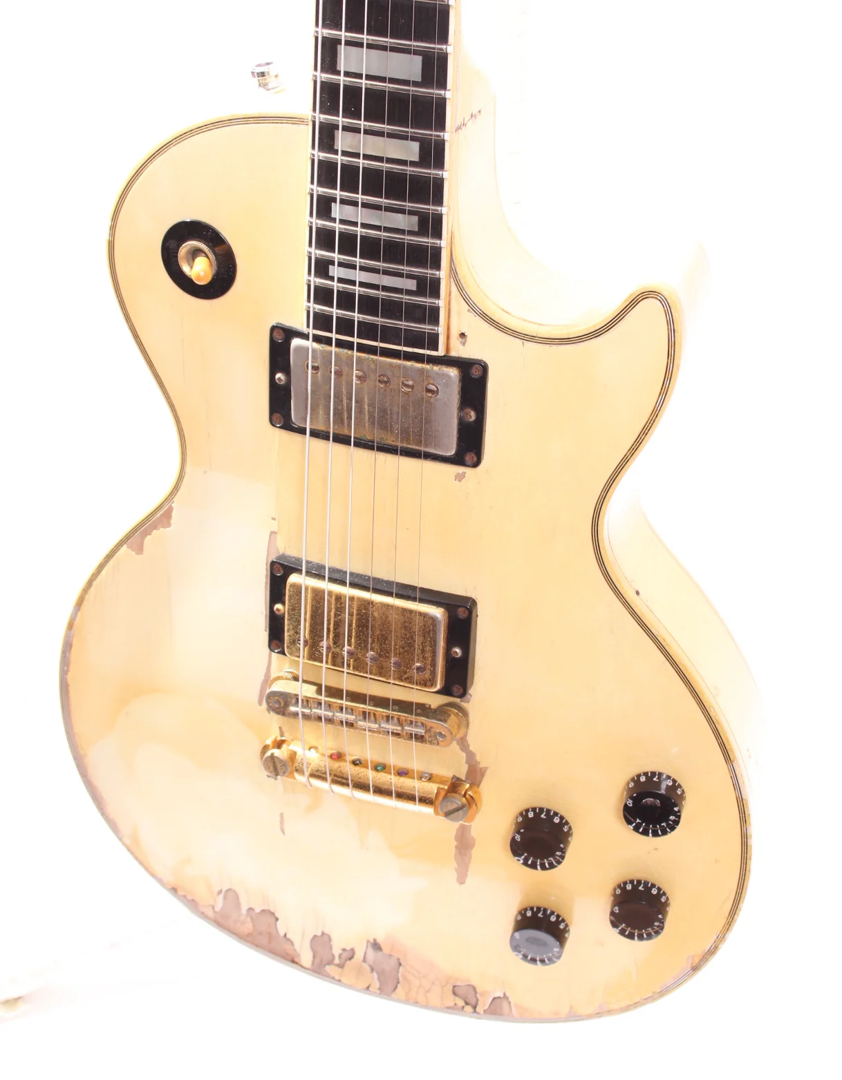 2002 Gibson Les Paul Custom alpine white - Image 3