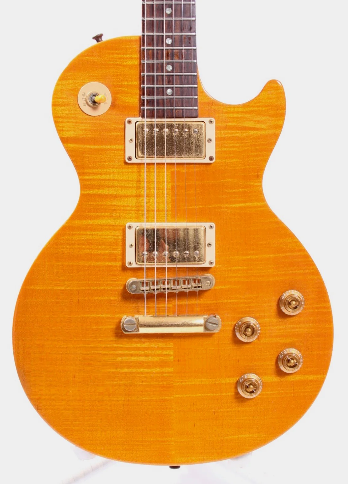 2002 Gibson Les Paul Special Plus flametop amber - Image 2