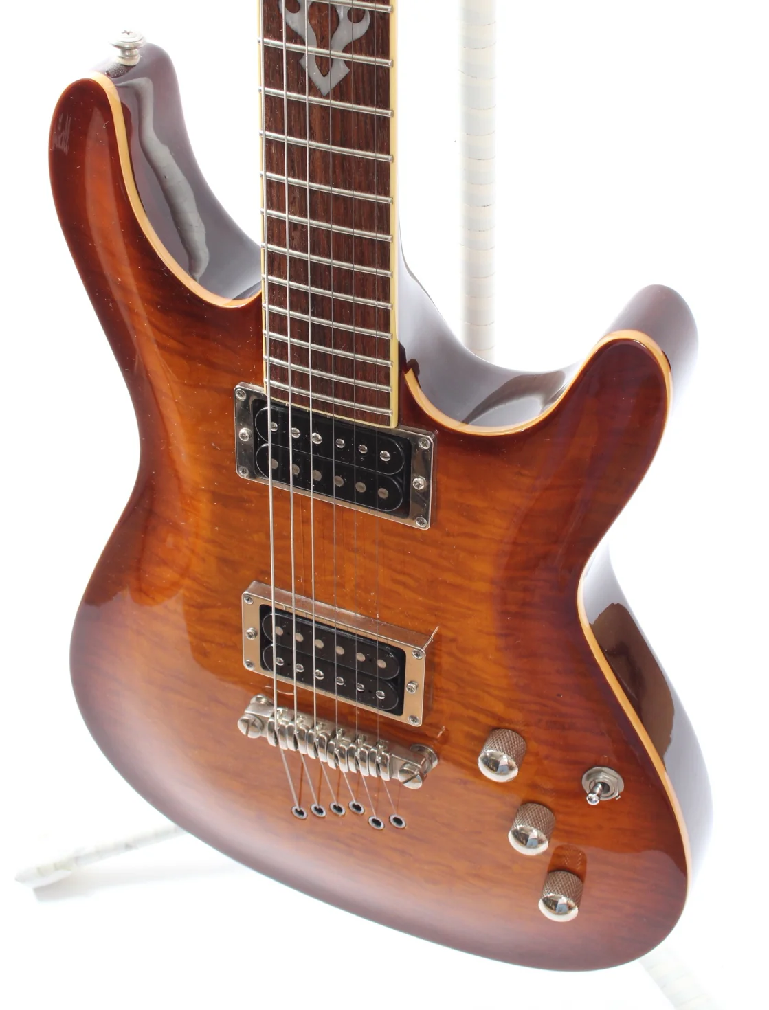 2002 Ibanez SZ520QM amber - Image 3