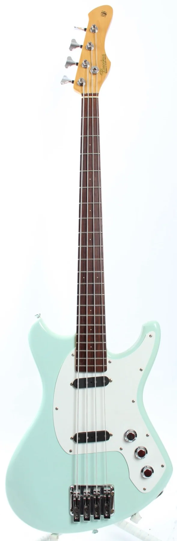 2003 Bacchus BJ Junior Series medium scale bass sonic blue