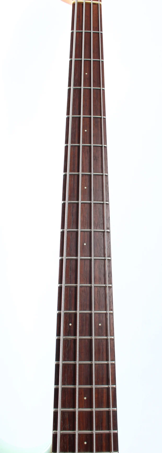 2003 Bacchus BJ Junior Series medium scale bass sonic blue - Image 4