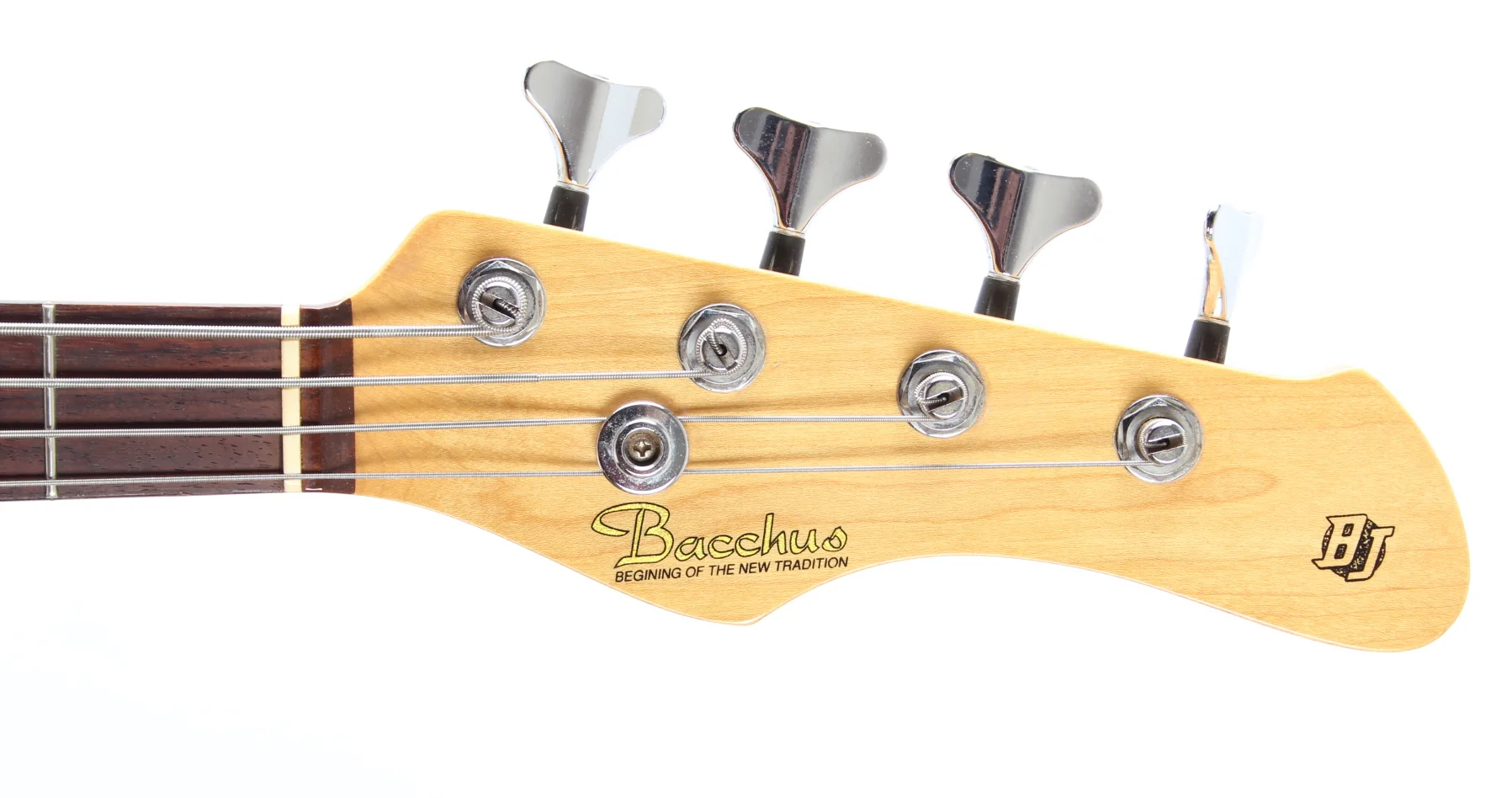2003 Bacchus BJ Junior Series medium scale bass sonic blue - Image 5