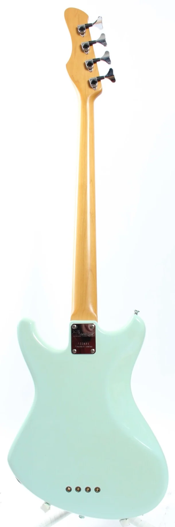 2003 Bacchus BJ Junior Series medium scale bass sonic blue - Image 6