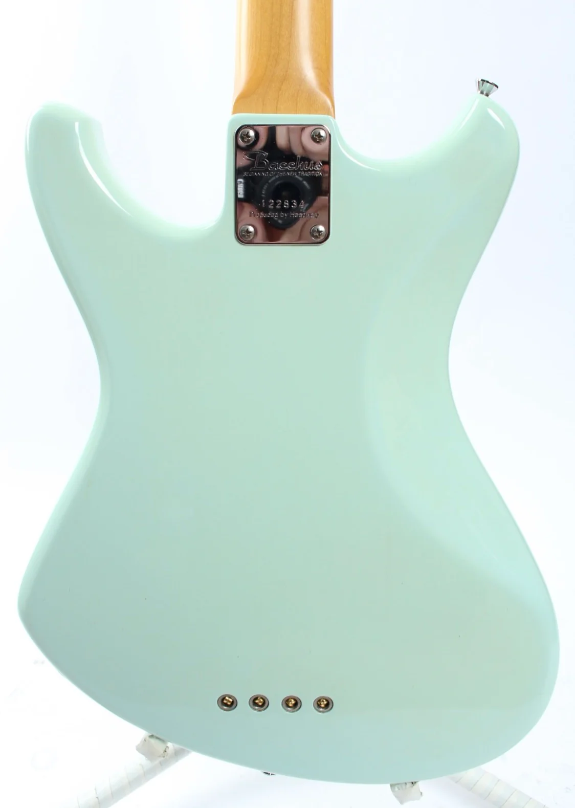 2003 Bacchus BJ Junior Series medium scale bass sonic blue - Image 7