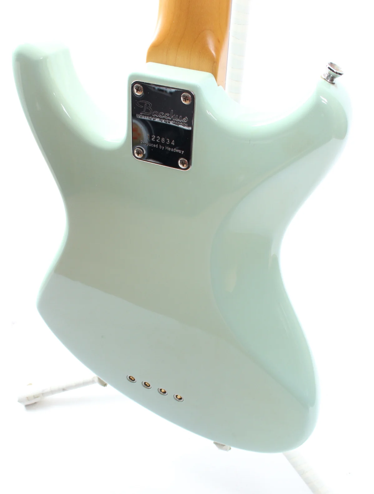 2003 Bacchus BJ Junior Series medium scale bass sonic blue - Image 8