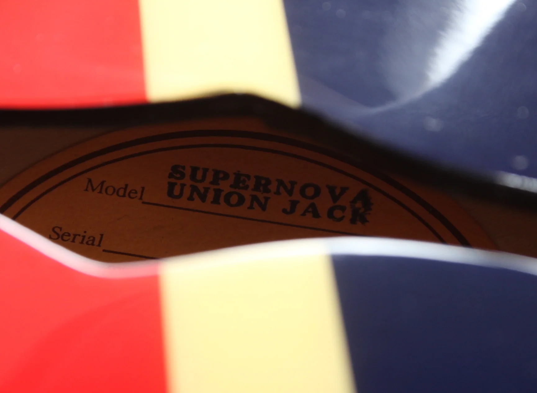 2003 Epiphone Noel Gallagher Supernova Union Jack - Image 11