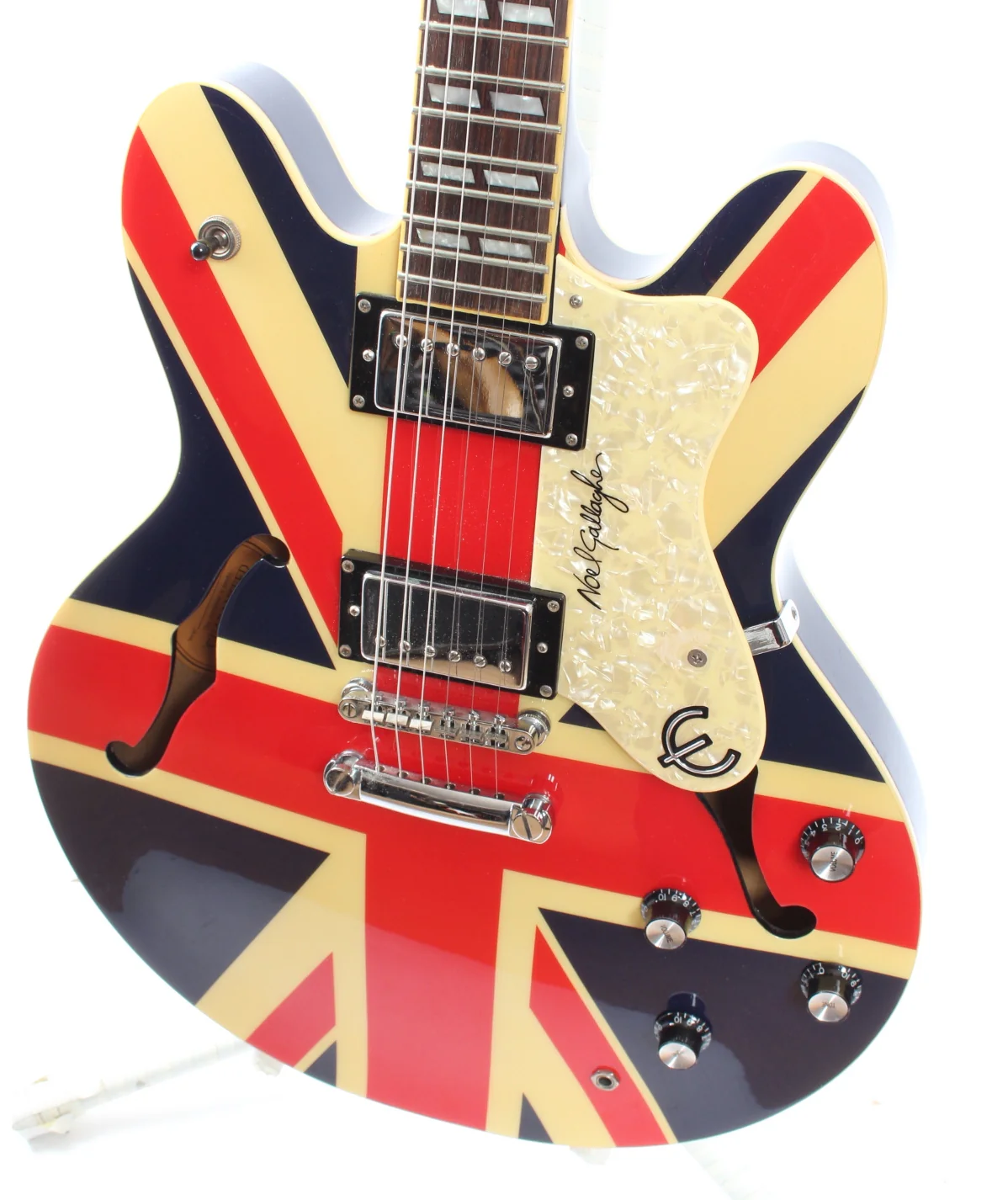 2003 Epiphone Noel Gallagher Supernova Union Jack - Image 3