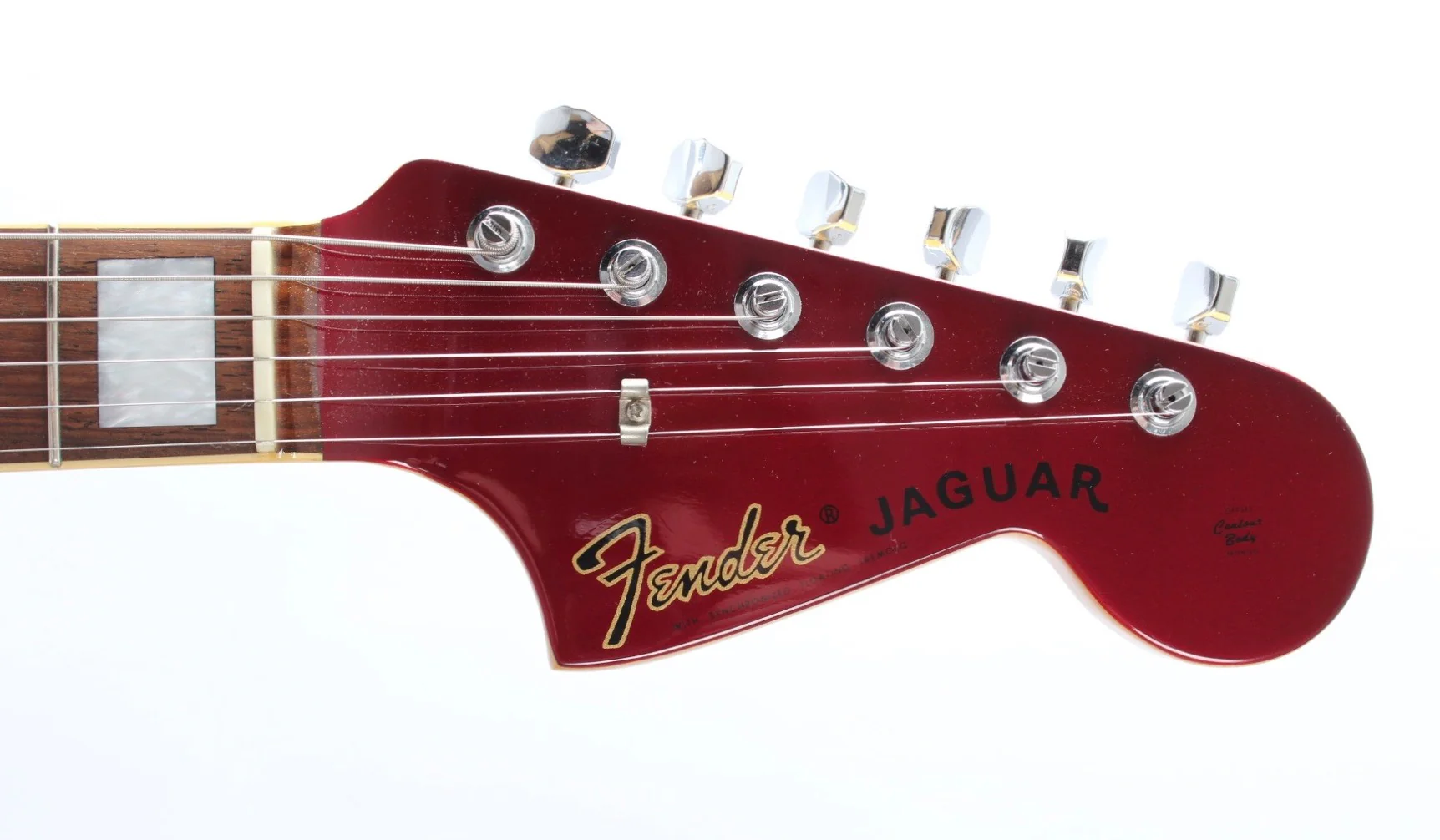 2003 Fender Jaguar '66 Reissue Binding candy apple red - Image 5
