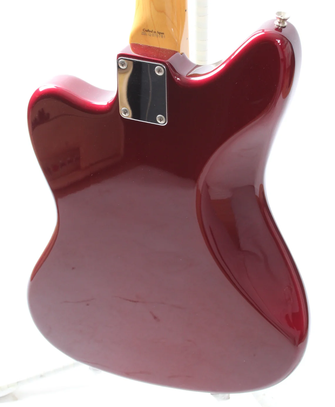 2003 Fender Jaguar '66 Reissue Binding candy apple red - Image 8