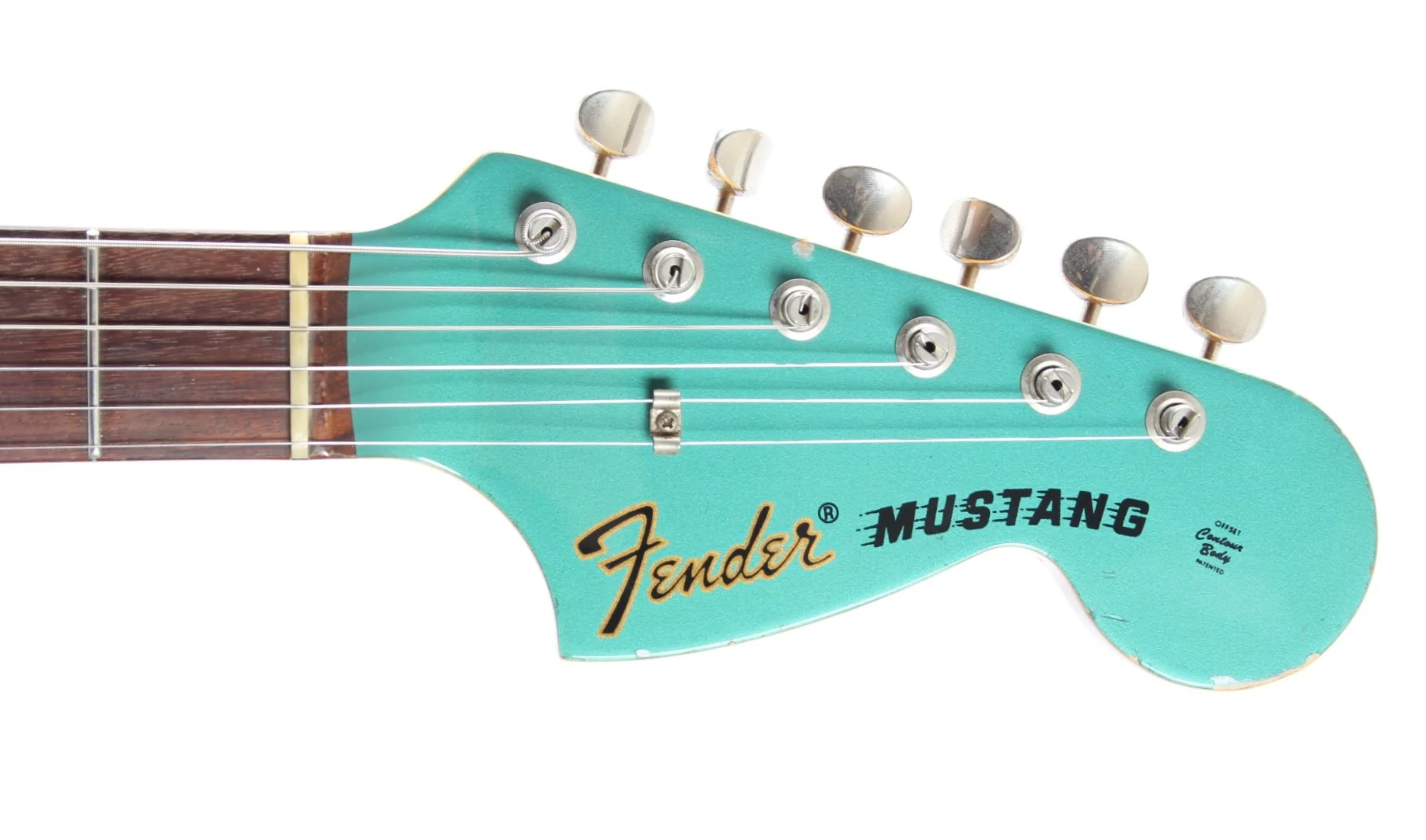 2003 Fender Mustang 69 Reissue ocean turquoise metallic - Image 5