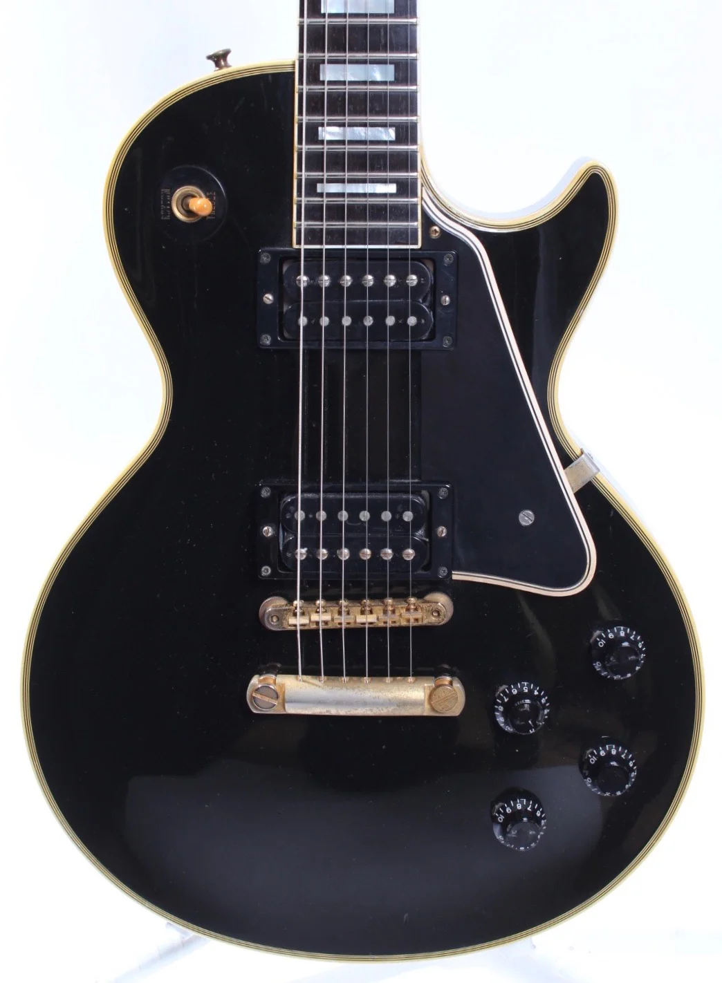 2003 Gibson Les Paul Custom 57 Reissue Historic ebony - Image 2