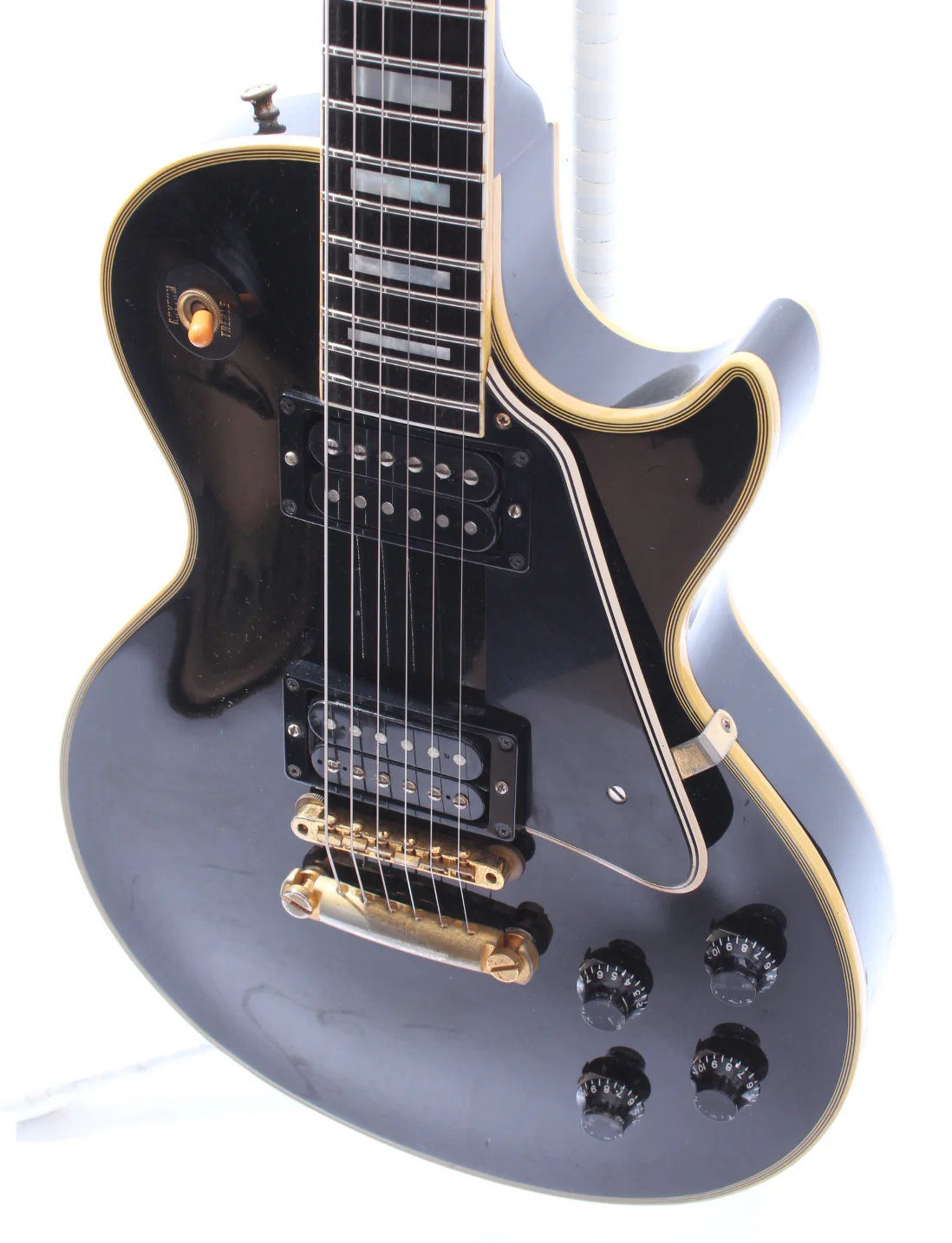 2003 Gibson Les Paul Custom 57 Reissue Historic ebony - Image 3