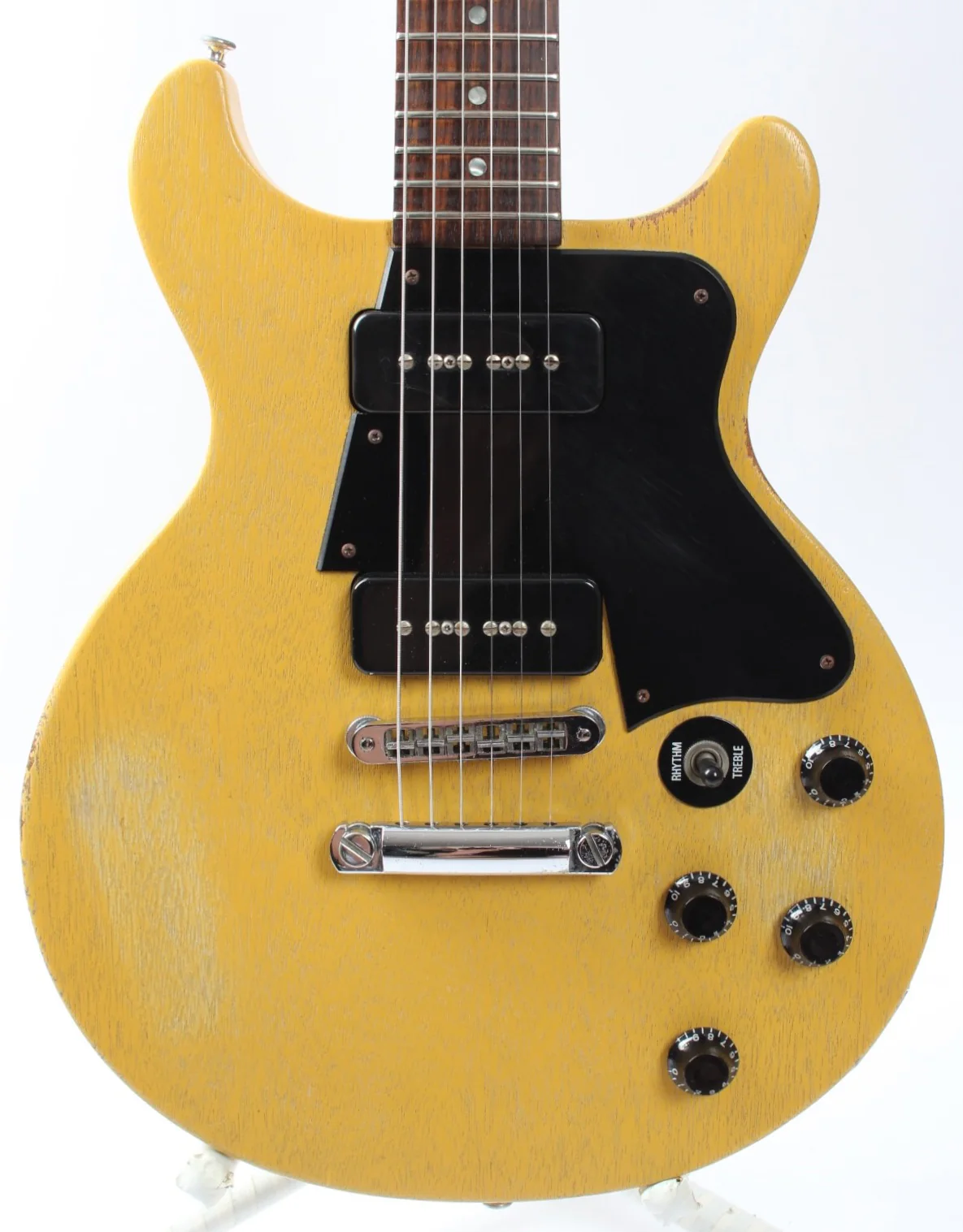 2003 Gibson Les Paul Special DC faded tv yellow - Image 2