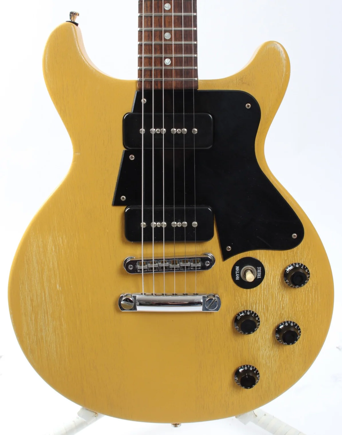 2003 Gibson Les Paul Special DC faded tv yellow - Image 2