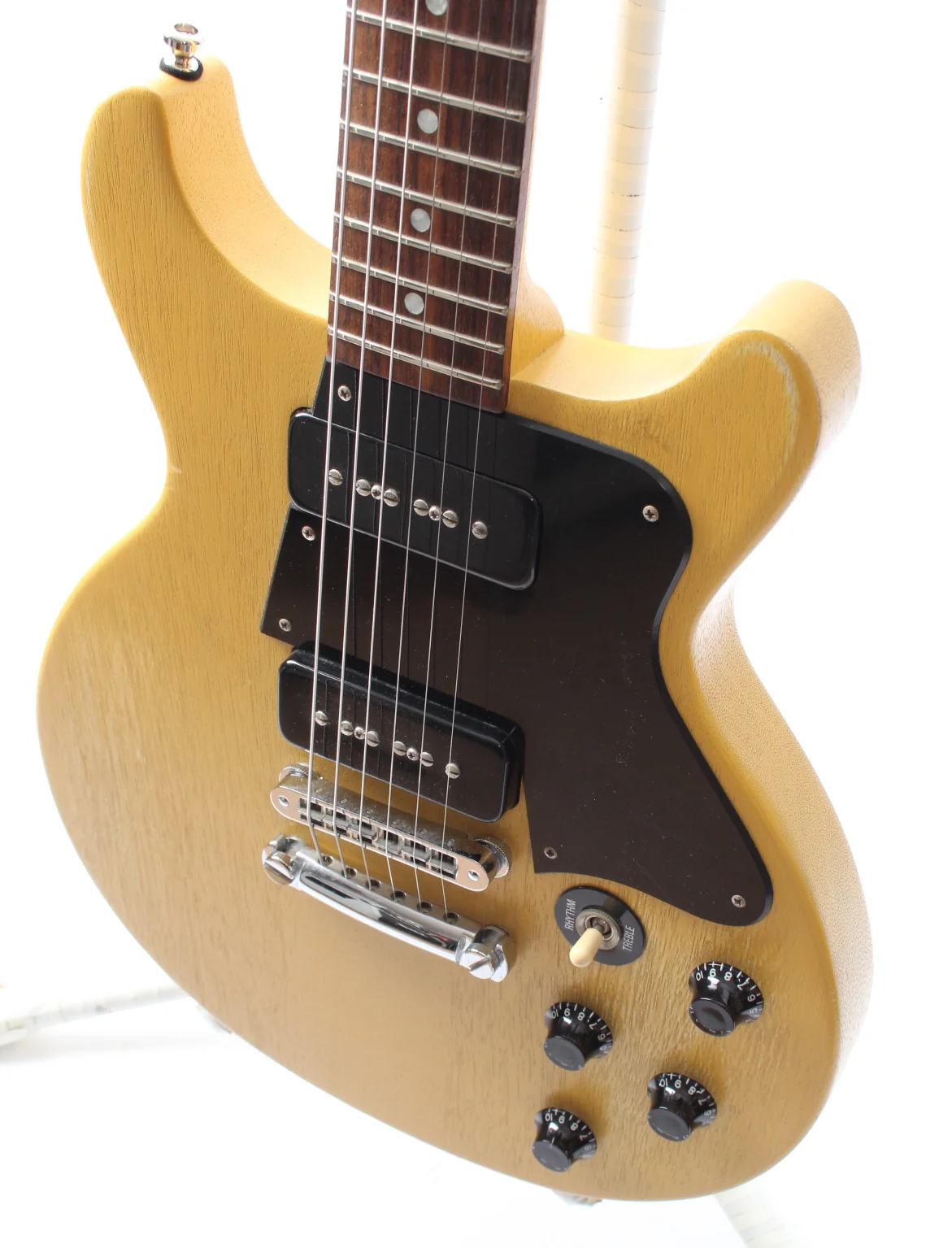 2003 Gibson Les Paul Special DC faded tv yellow - Image 3