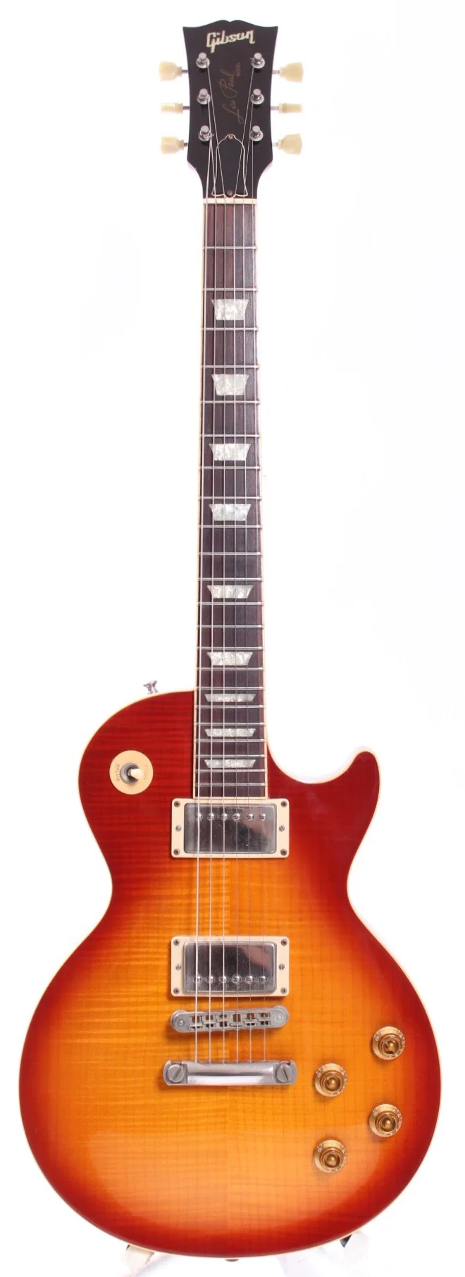 2003 Gibson Les Paul Standard Plus 50s Flametop Yamano heritage cherry sunburst