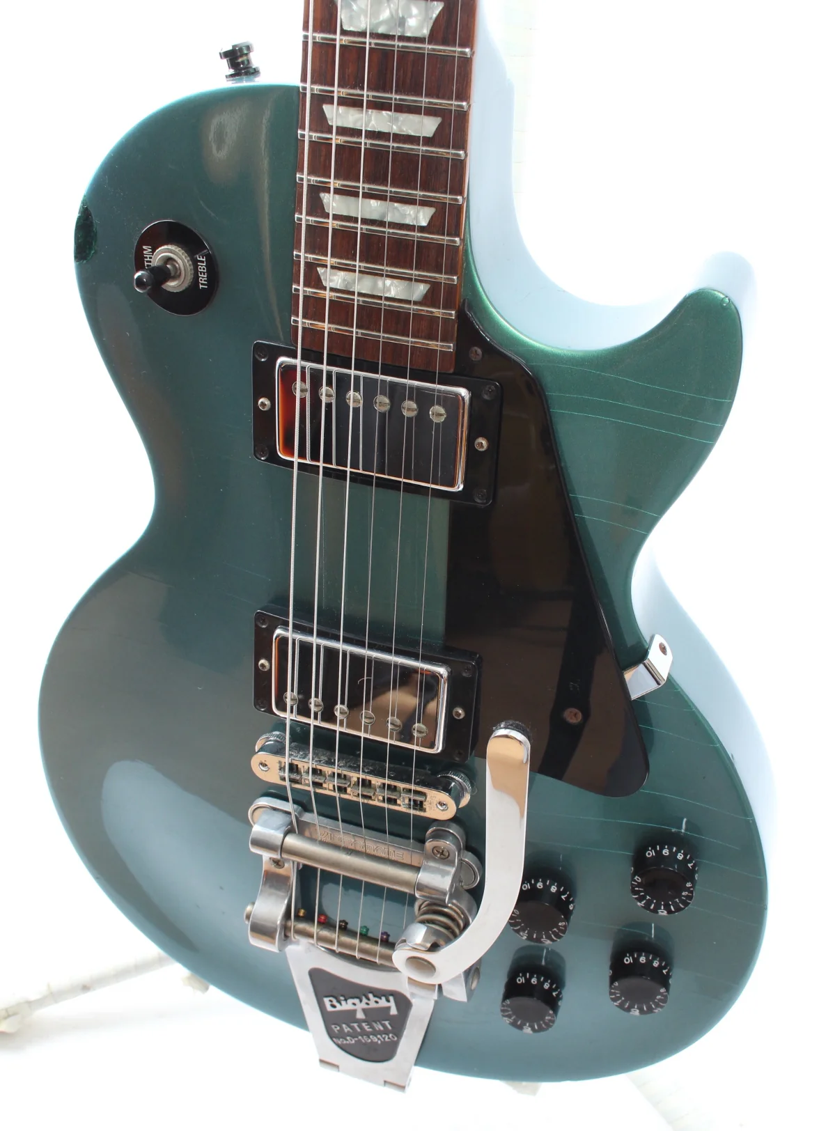 2003 Gibson Les Paul Studio Bigsby pelham blue - Image 3