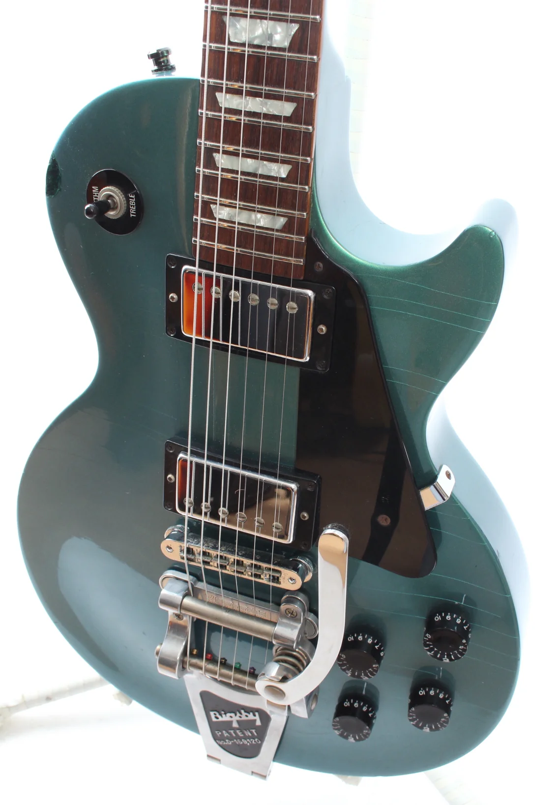 2003 Gibson Les Paul Studio Bigsby pelham blue - Image 4