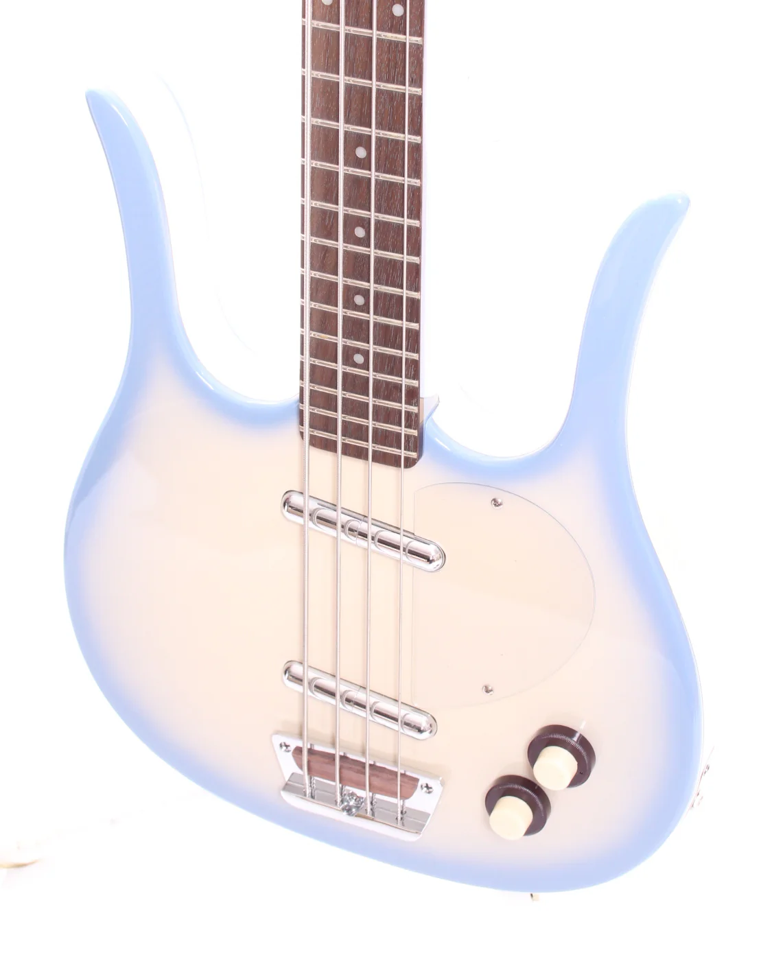 2004 Danelectro Longhorn Bass blue burst - Image 3