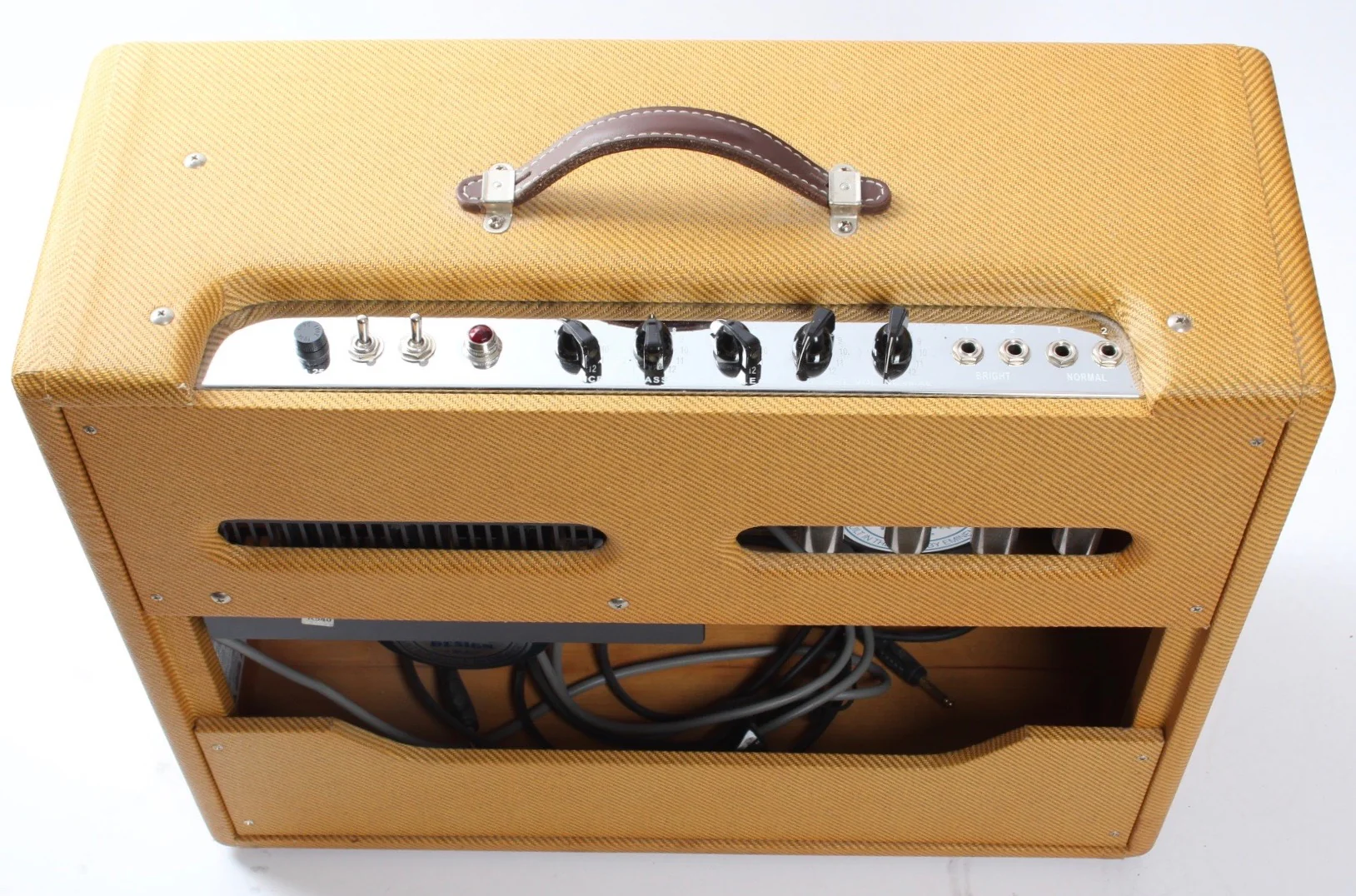 2004 Fender 57 Twin Amp Reissue low power 40w tweed - Image 3