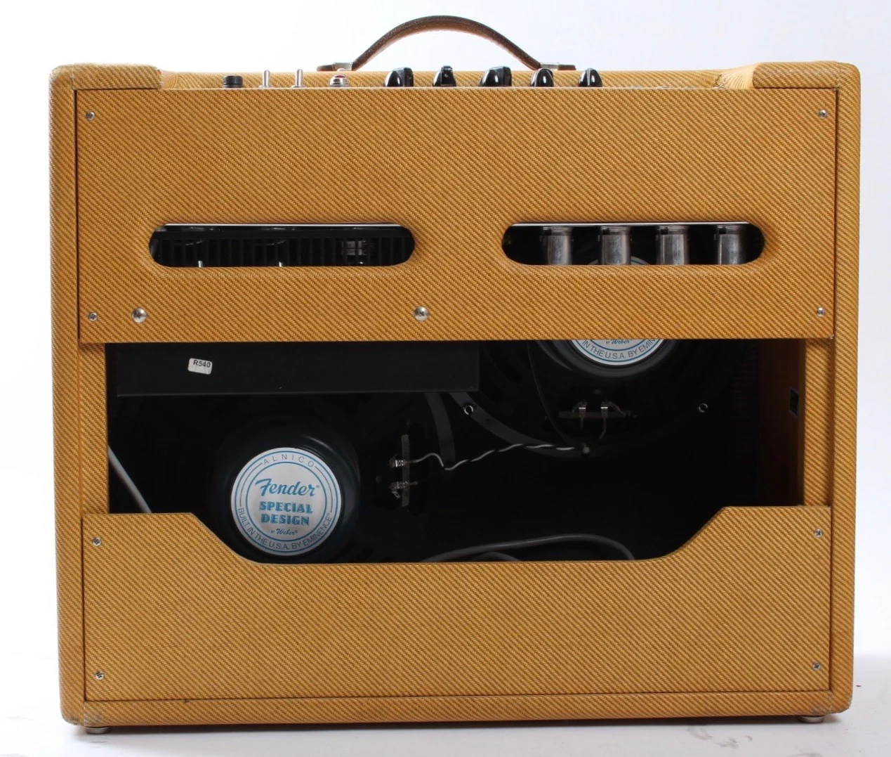 2004 Fender 57 Twin Amp Reissue low power 40w tweed - Image 4