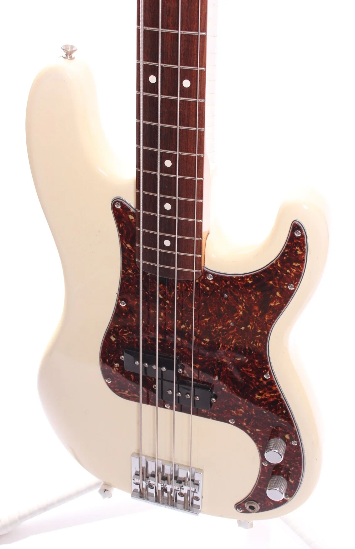 2004 Fender American Vintage 62 Reissue Precision Bass olympic white - Image 3