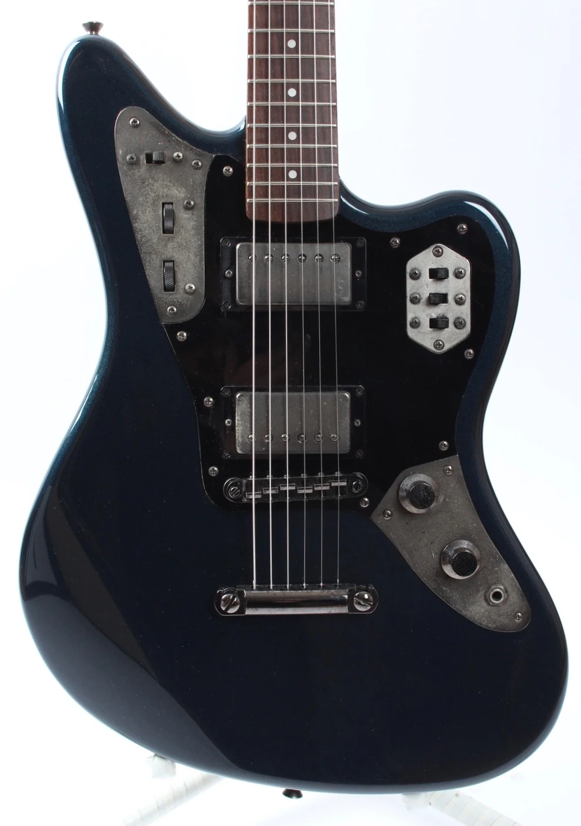 2004 Fender Jaguar Special JGS HH gun metal blue - Image 2