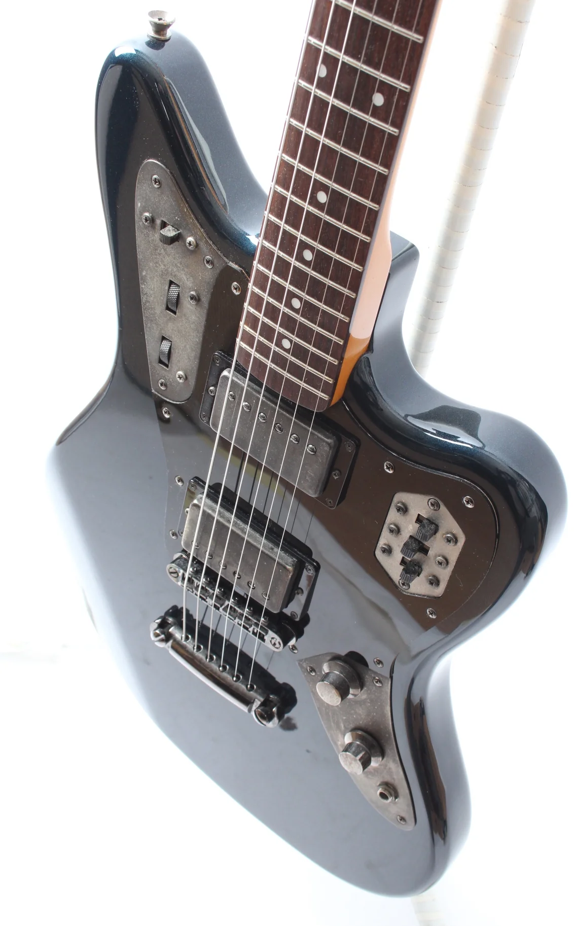 2004 Fender Jaguar Special JGS HH gun metal blue - Image 3