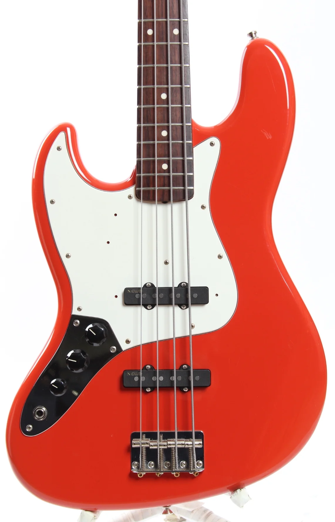 2004 Fender Jazz Bass 62 Reissue Lefty fiesta red - Image 2