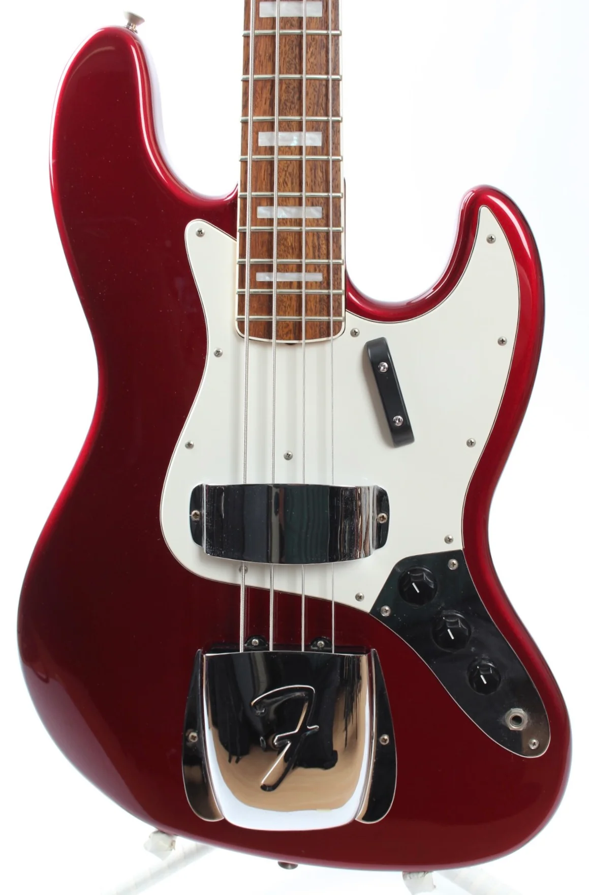 2004 Fender Jazz Bass 75 Reissue candy apple red - Image 2
