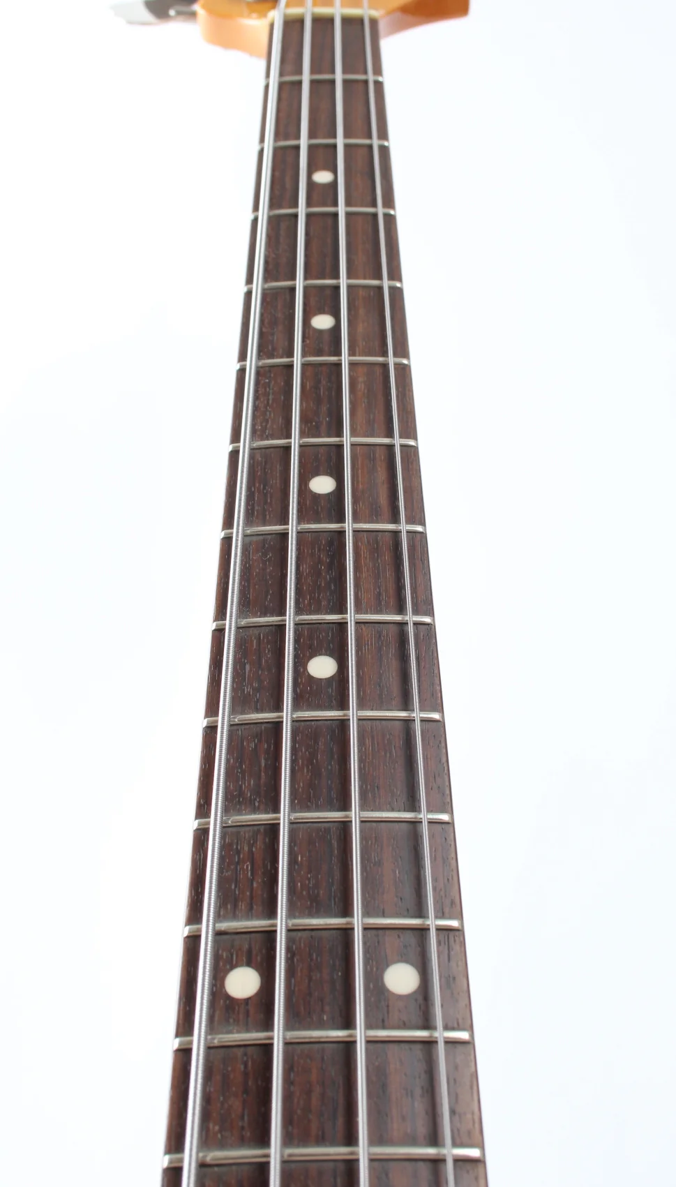 2004 Fender Mustang Bass, candy apple red - Image 4