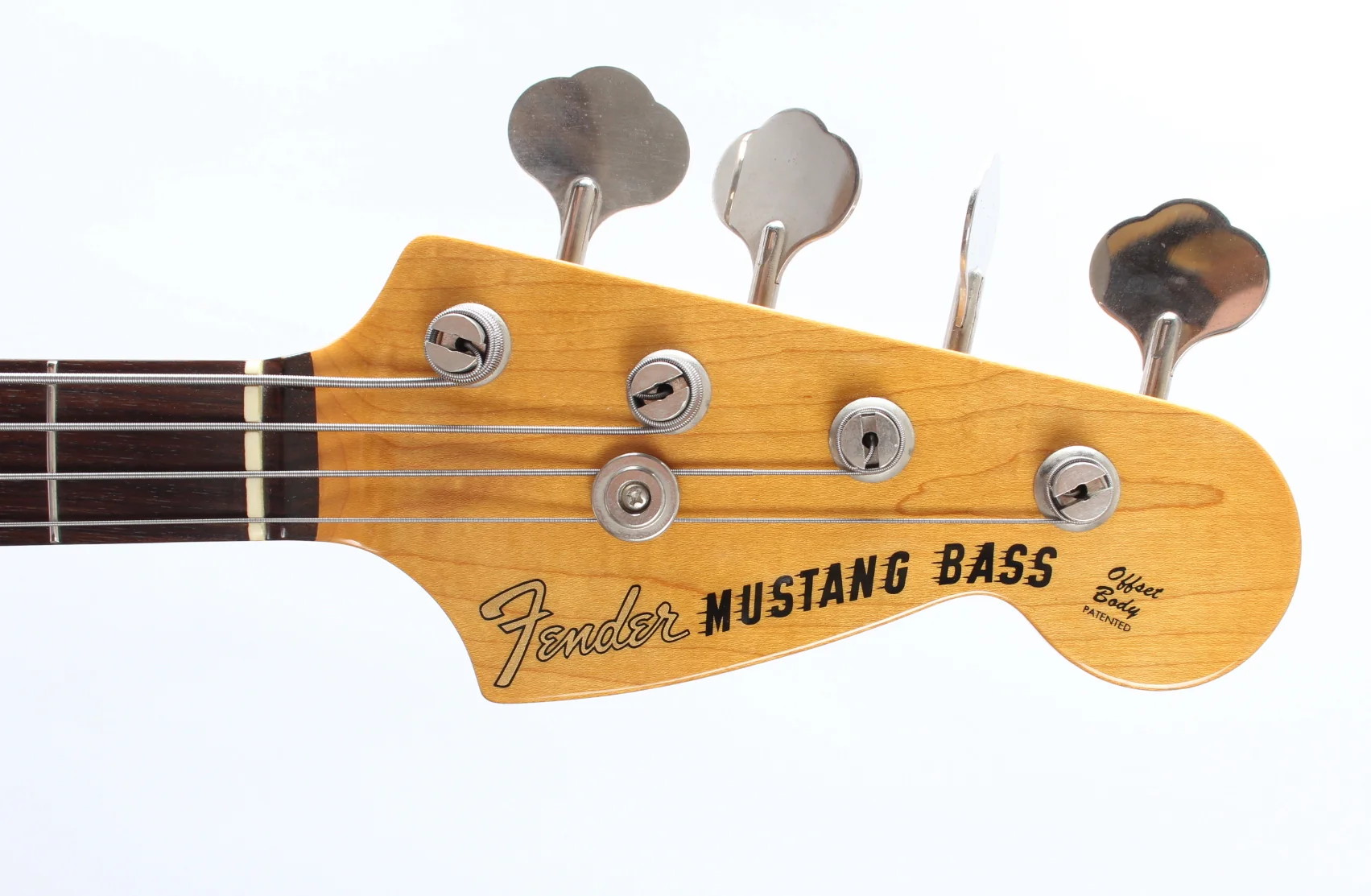 2004 Fender Mustang Bass, candy apple red - Image 5